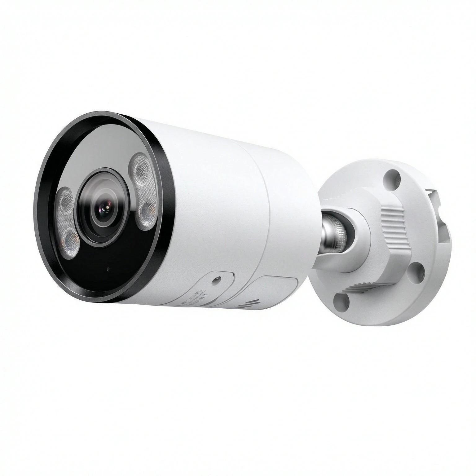 AI Outdoor Bullet Camera - Outdoor courtyard full-color surveillance, human and vehicle detection around commercial p...