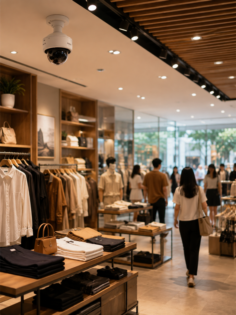 商场中庭过店统计实战：高精度行人检测与实时轨迹如何应对密集人流